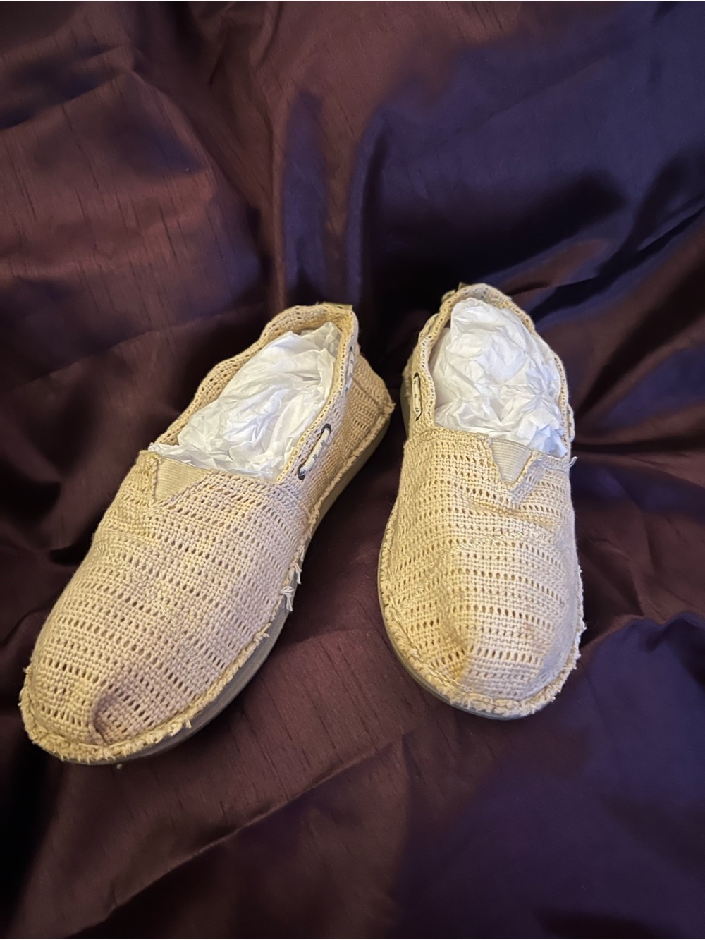 BOBS from Skechers Beige Crochet Espadrilles